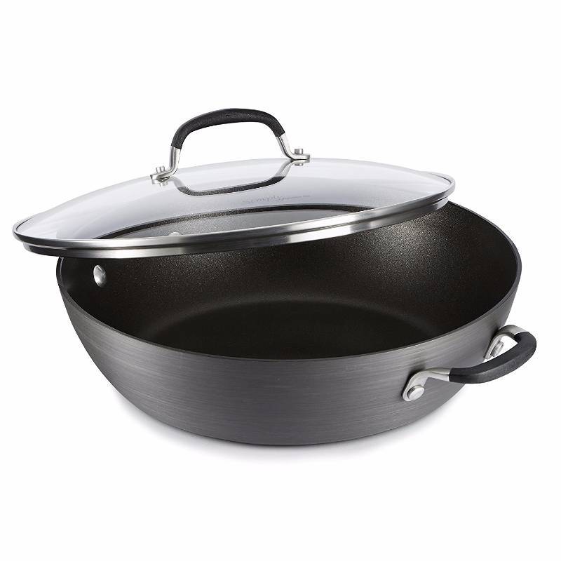 lot 3207 image: Simply Calphalon Nonstick 12-Inch All Purpose Pan