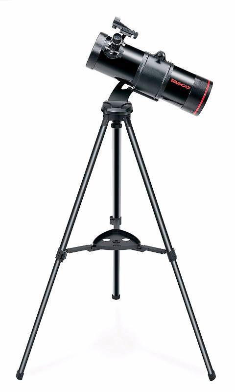 lot 3218 image: Tasco Spacestation 114x500mm Reflector ST with Variable LED Red Dot Finderscope Telescope