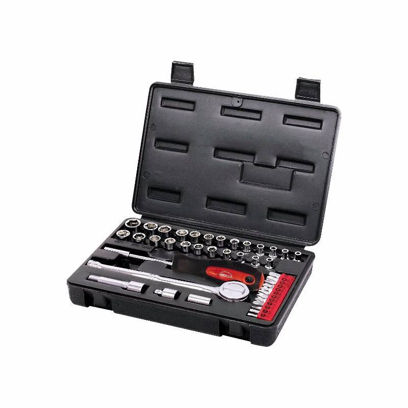 lot 3220 image: Apollo Tools 41 Piece All Purpose Socket Set