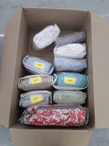 lot 36492 image: Miscellaneous Lot Of Queen Sheets, 9 Pack