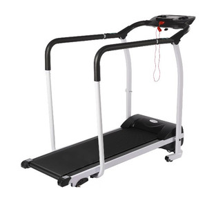 lot 36517 image: Loyalheartdy 4 in 1 Recovery Walking Pad Treadmill, 1.0HP Electric Folding Treadmill LCD Fitness Running Machine wHandrail And Roller