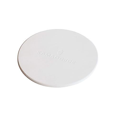 lot 44221 image: Kamado Joe 20-inch Ceramic Pizza Stone for Brick-Oven Style Pizza Compatible with Kamado Joe Big Joe 24-inch Charcoal Grill and Smokers, Model BJ-PS23 - Retail - $69.99