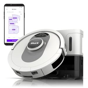 lot 46799 image: Shark AI Ultra Voice Control Robot Vacuum with Matrix Clean Navigation, Home Mapping, 60-Day Capacity, Self-Empty Base for Homes with Pets, Carpet & Hard Floors (SilverBlack) - Retail - $599.00