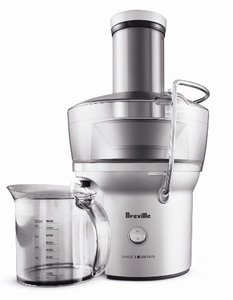 lot 46807 image: Breville Juice Fountain Compact BJE200XL, Silver - Retail - $99.95