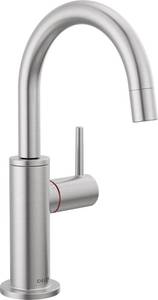 lot 46812 image: Delta Faucet Instant Hot Water Dispenser Faucet Brushed Nickel, Instant Hot Water Tap, Hot Water Faucet, Arctic Stainless 1930LF-H-AR (Tank and Filter Not Included) - Retail - $369.53