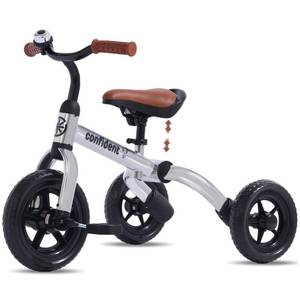 lot 46828 image: YGJT 3 in 1 Tricycle for Toddlers Age 2-5 Years Old, Folding Kids Balance Bike with Adjustable Seat and Removable Pedal, Toddler Bike Ride-on Toys for Infant, Gifts for Baby Boys Girls Birthday