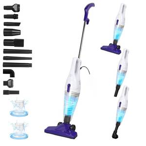 lot 46878 image: Intercleaner Corded Vacuum Cleaner, 15KPa Powerful Suction with 400W Motor, 12 in 1 Lightweight Bagless Stick Vac with Handheld, Ultra Quiet, for Hardwood Floor Carpet Car Pet Hair Car Pet Hair