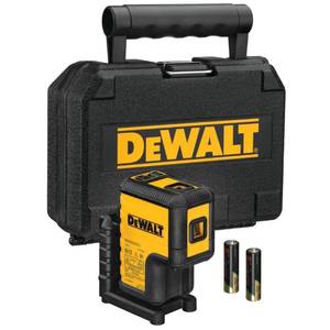 lot 41708 image: DEWALT Laser Level, 3 Spot Green, 120-Foot (DW08302CG)