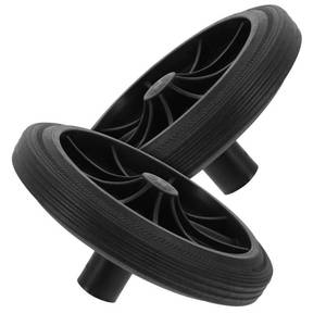 lot 41742 image: CHILDWEET 2pcs Trash Can Spare Parts Plastic Containers Truck Storage Box Heavy Duty Casters Wagon Wheel Wheels Garbage Can Caster Replacement Wheels Garbage Can Accessories Waste Can Wheels