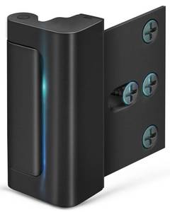 lot 41764 image: Home Security Door Reinforcement Lock - Child Proof High Security Door Lock Front Door Locks for Kids Safety Withstand 800 lbs Top Door Latch Lock Flip Door Guardian for Inward Swinging Inside Door