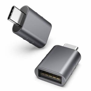 lot 41781 image: Syntech USB C to USB Adapter Pack of 2 USB C Male to USB 3.0 Female Adapter Compatible with MacBook Pro Air 2024, Microsoft Surface, iPad,Samsung Notebook, Dell XPS and More Type C Devices,Space Grey