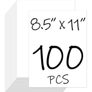 lot 41782 image: CREGEAR 100 Sheets White Cardstock 8.5 x 11 Thick Paper Cardstock Paper, 92lb250gsm Card Stock Printer Paper, Thick Cardstock Cover Stock for Invitations, Printing, Invitations, Cards