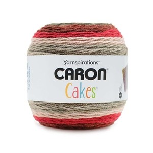 lot 41809 image: Caron Cakes Self-Striping Yarn  RED VELVET # 17005  7.1 oz. Cake by the Each