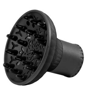 lot 41812 image: Jaeskeclip Hair Diffuser, Adjustable Hair Dryer Diffuser, Portable Hair Dryer Diffuser Attachment for Natural Wave Frizz Free Curls Hair, Professional Salon Tool(Black)