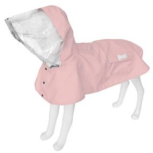 lot 41846 image: Dog Raincoat,Waterproof Rain Poncho with Hoodie, High Reflective Adjustable Pet Rain Jacket with Leash Hole for Small Medium and Large Dogs (Pink, X-Small)
