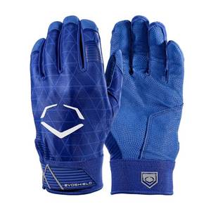 lot 41851 image: Evoshield EvoCharge Protective Batting Gloves - Small, Royal