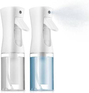 lot 41888 image: 2 Pack Continuous Spray Bottle For Hair - 5 Oz Ultra Fine Mist Sprayer  Water Spray Bottle For Hair Mister Spray Bottle  Hair Spray Bottles For Hairstyling, Cleaning, Salons (2pk 5oz)
