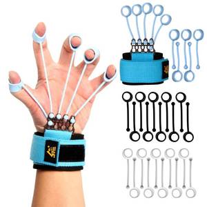 lot 41895 image: Finger Strengthener, Grip Strength Trainer, Gripster, Finger Exerciser & Hand Grip Strengthener, Hand and Forearm Exerciser for Strength Therapy, 3 Resistant Level (Grey, 20LBBlue, 40LBBlack 60LB)