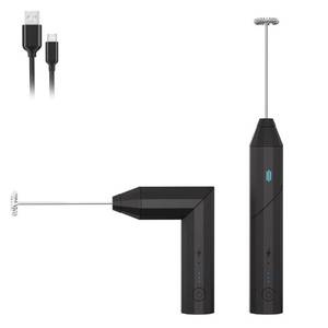 lot 41903 image: COKUNST Electric Foldable Milk Frother Handheld, USB Rechargeable Drink Mixer for Coffee Latte, 3 Modes Speed Portable Whisk Mixer Mini Foam Maker for Cappuccino, Frappe, Matcha, Hot Chocolate