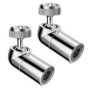 lot 41908 image: Koiernr Faucet Aerator, Faucet Extender, Universal 720° Swivel Faucet Aerator, faucet extender for bathroom sink, 2 Water Outlet Modes, Faucet Replacement Part 5564 Inch Female Thread (1 pcs)