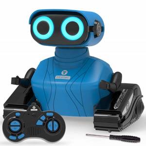 lot 41910 image: KaeKid Robots for Kids, 2.4Ghz Remote Control Robot Toys with LED Eyes & Flexible Arms, Dance & Sounds, RC Toys for 3 4 5 6 7 8 Year Old Boys Girls