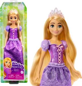 lot 41919 image: Mattel Disney Princess Toys, Rapunzel Fashion Doll, Sparkling Look with Blonde Hair, Blue Eyes & Tiara Accessory, Inspired by the Movie Tangled