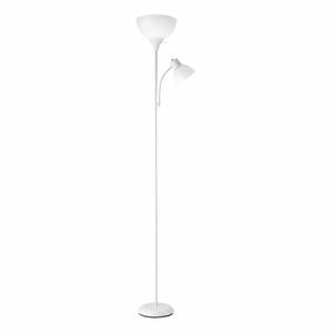 lot 41929 image: Globe Electric 67136 72 Torchiere Floor Lamp  Adjustable Reading Light, Matte White, Frosted Plastic Shade, 3-Step Rotary Switch on Socket, Living Room Decor, Reading Light, Home Essentials