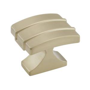 lot 41940 image: Amerock  Cabinet Knob  Golden Champagne  1-12 inch (38 mm) Length  Davenport  1 Pack  Drawer Knob  Cabinet Hardware