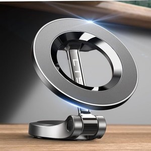 lot 41943 image: LISEN for MagSafe Car Mount, 24 Strong Magnet 360° Rotation Magnetic Phone Holder for Car, iPhone Car Holder Mount Dash Phone Mount Car Fit for iPhone 15 14 13 12 Pro Max Plus Mini MagSafe Cases