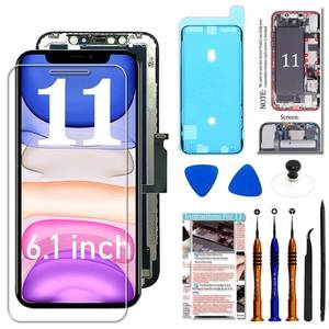 lot 41949 image: Fixerman for iPhone 11 LCD Screen Replacement 6.1 inch, 3D Touch Display Digitizer Assembly with Repair Tools, Compatible with iPhone 11(A2111, A2223, A2221) (6.1 inch)