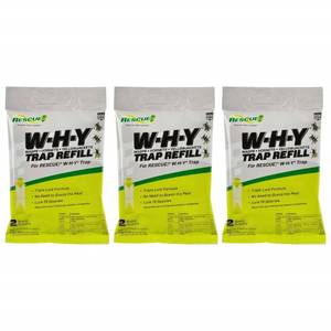 lot 41961 image: RESCUE Non-Toxic Wasp, Hornet, Yellowjacket Trap (WHY Trap) Attractant Refill - 2 Week Refill - 3 Pack