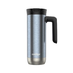 lot 41962 image: Contigo Superior 2.0 Stainless Steel Travel Mug with Handle and Leak-Proof Lid