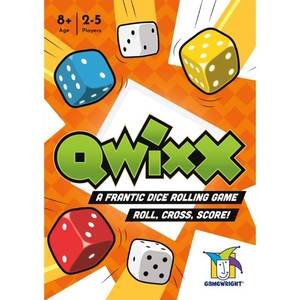lot 41975 image: Gamewright Qwixx - A Fast Family Dice Game Multi-colored, 5