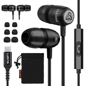 lot 42027 image: LUDOS Clamor 2 PRO USB C Headphones, 5 Years Warranty, Magnetic USB-C Earbuds for iPhone 15 Pro Max Plus Samsung Galaxy S23 Ultra S22 S21 FE S20 Z Flip 3 Fold 4 A53 A54, USB Type C Earphones for iPad