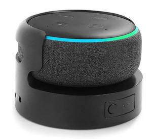 lot 42048 image: Dot 3 Charger Base Portable External Battery Holder for Echo Dot3 Long Lasts 16 Hours Play Time Power Bank Battery Base for Dot 3rd Gen(Not Include Dot 3rd)