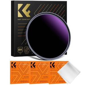 lot 42058 image: K&F Concept 58mm ND1000000 Ultra Dark ND Camera Lens Filter 20-Stops Fixed Neutral Density Filter with 28 Multi-Layer Coatings Waterproof & Scratch Resistant (Nano-X Series)