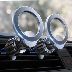 lot 42069 image: LISEN 2 Pack Fits MagSafe Car Mount - 24 Super Magnets Magnetic Car Phone Mount, Air Vent Phone Holder Car, Hands Free Cell Phone Holder Clip for iPhone 15 14 13 Pro Plus Max Mini Mag Safe Case