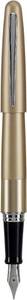 lot 42073 image: PILOT Metropolitan Collection Fountain Pen, Gold Barrel, Classic Design, Fine Nib, Black Ink (91112)