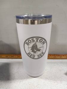 lot 42089 image: Boston Red Sox Tumbler With Lid