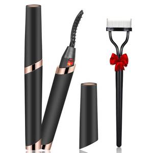 lot 42101 image: DUST2OASIS Heated Eyelash Curlers, Electric Eyelash Curlers, Rechargeable Lash Curler with Eyelash Comb for Makeup Natural Curling Eye Lashes and 24 Hours Long Lasting - Black 2024 Updated Model