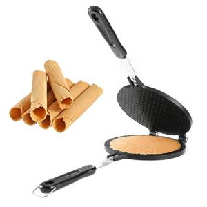 lot 42148 image: Dyna-Living Waffle Cone Maker for Home Use Ice Cream Cone Maker 6.7 Waffle Maker Non-stick Egg Roll Maker Waffle Bowl Maker for DIY Ice Cream Waffle Cone Desserts