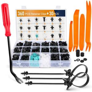 lot 42180 image: GOOACC - GRC-34 Push Bumper Fastener Rivet Clips with 18 Most Popular Sizes Auto Push Pin Rivets for Benz, BMW, Toyota, Honda, Subaru, Nissan, Mazda etc