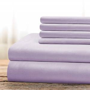 lot 42200 image: BYSURE 6 Pieces Bed Sheets Set(Queen, Lavender) - Hotel Luxury Super Soft 1800 Thread Count 100% Microfiber Sheets with Deep Pockets, Wrinkle & Fade Resistant