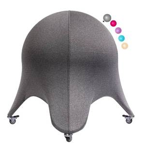 lot 42201 image: ENOVI Starfish Ball Chair, Yoga Ball Chair Exercise Ball Chair Ergonomic Design for Home Office Desk, Stability Ball & Balance Ball Seat to Relieve Back Pain, 24IN, FG