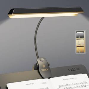 lot 42269 image: Vekkia Royal Super Bright Music Stand Light, Clip On Piano Lights, USB Rechargeable Piano Lamp, Great for Upright Piano, Voilin, Orchestra, Podium