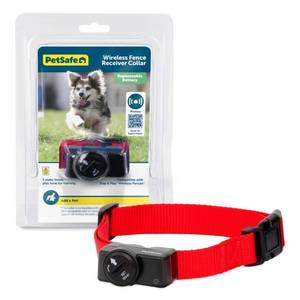 lot 42288 image: PetSafe Wireless Pet Containment System Receiver Collar for Dogs & Cats 5 lb. Waterproof - Retail $386.45