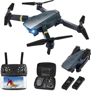 lot 42342 image: Drones with Camera for Adults Beginners Kids, Foldable E58 Drone with 1080P HD Camera, RC Quadcopter - FPV Live Video, Altitude Hold, Headless Mode, One Key Take OffLanding, APP Control