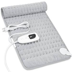 lot 42367 image: Heating Pad-Electric Heating Pads for Back,Neck,Abdomen,Moist Heated Pad for Shoulder,Knee,Hot Pad for Arms and Legs,Dry&Moist Heat & Auto Shut Off,Gifts for Women Men(Light Gray, 12�24)