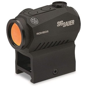 lot 42433 image: SIG SAUER ROMEO5 1X20mm Tactical Hunting Shooting Durable Waterproof Fogproof Illuminated 2 MOA Red Dot Reticle Gun Sight  Picatinny Mount Included