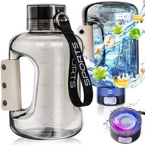 lot 42441 image: Hydrogen Water Bottle, Portable Hydrogen Water Bottle Generator, 1.5L Ion Water Bottle Improve Water Quality in 3 Minutes, Water Ionizer Machine Suitable for Office, Travel and Daily Drinking(Grey)